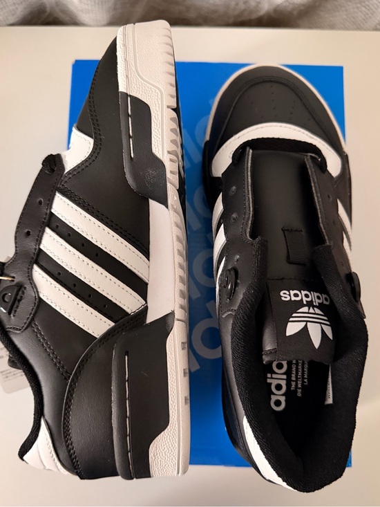 adidas Originals Other - NWT Adidas Originals Rivalry Low FZ6327 Black White Men’s 5.5